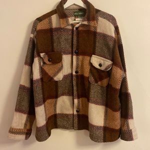 Vintage Plaid Wool Shacket | Made in Canada 🍁